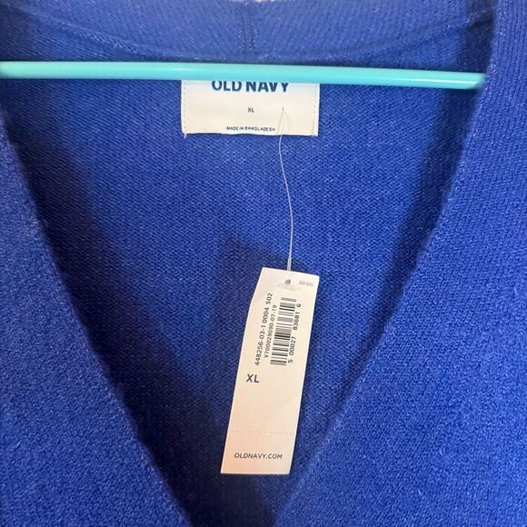NEW Old Navy Royal Blue V-Neck Cardigan XL - Picture 3 of 5